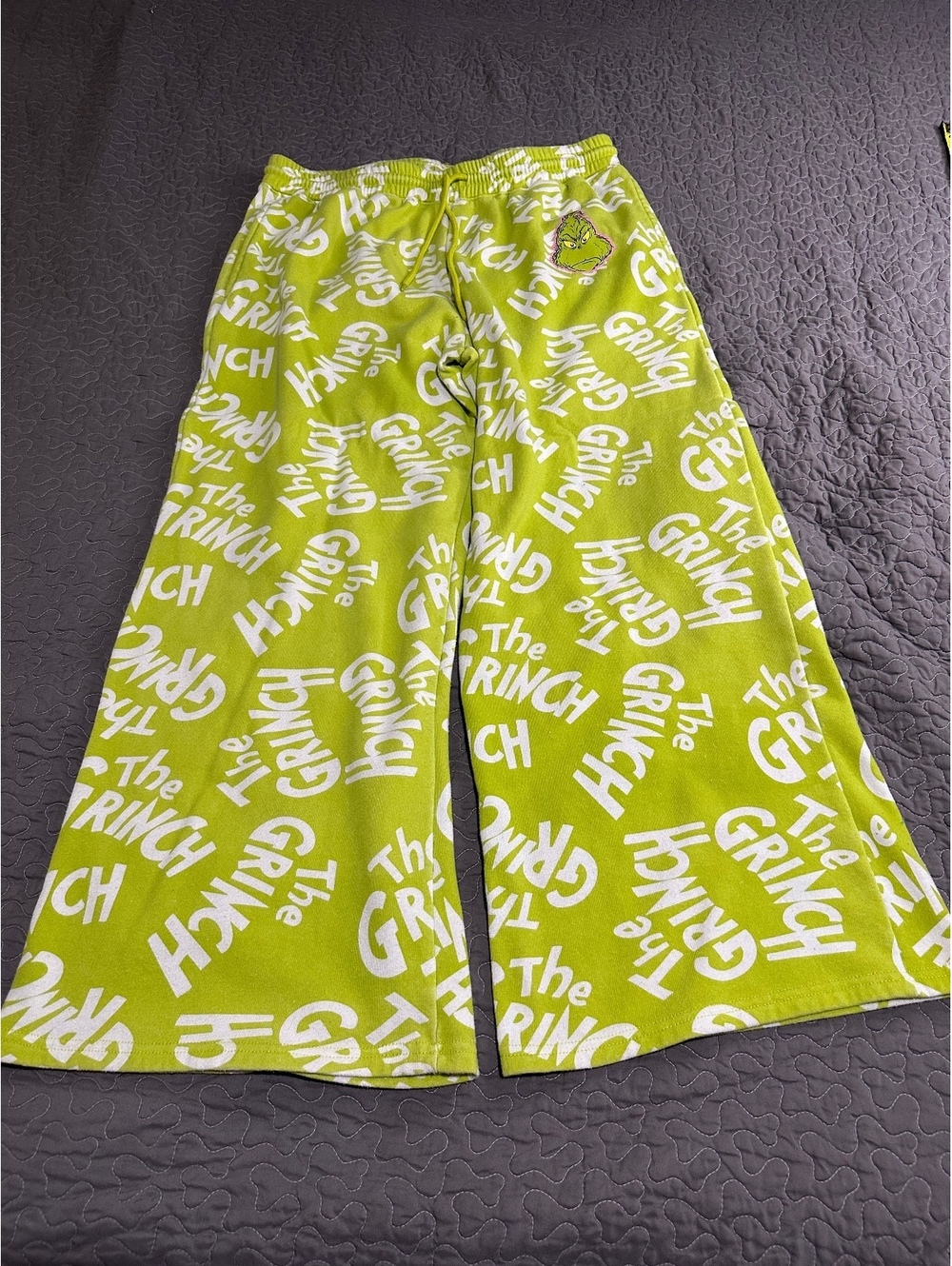 The Grinch Lounge Pants with Drawstring Waist